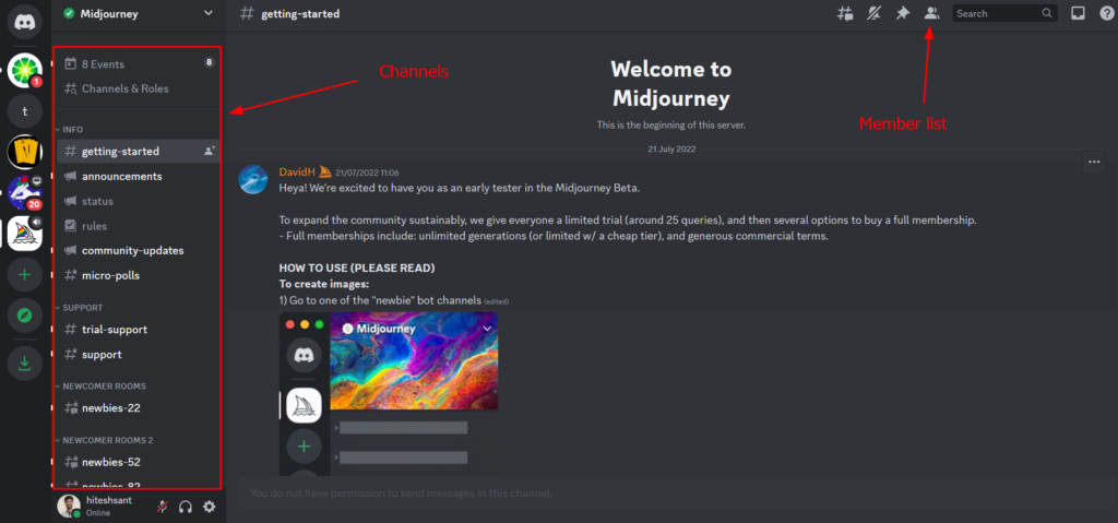 Midjourney Discord