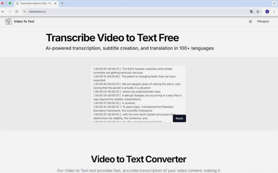 VideoToText