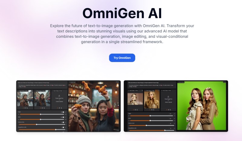 OmniGen — ИИ для генерации и совмещения картинок