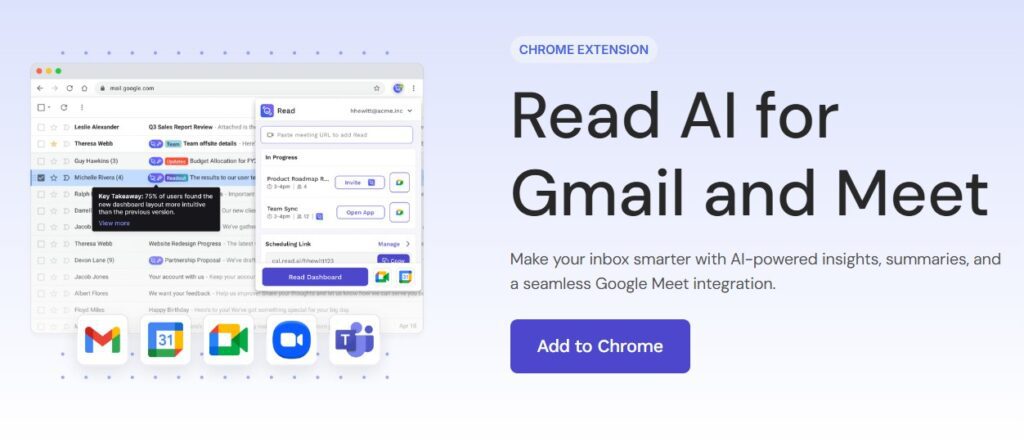 Read AI for Gmail